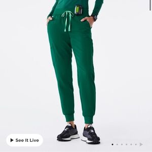 Figs Hunter Green Zamora Joggers